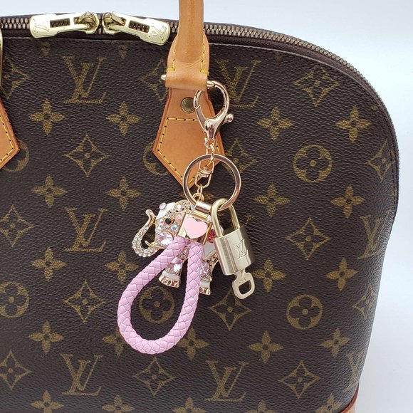 Authentic Louis Vuitton Lock & Key with unbranded Bagcharm, Keycharm, Keychain - Picture 10 of 10